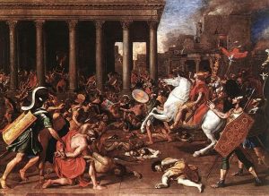 Nicolas Poussin - The Destruction of the Temple at Jerusalem. Image by Nicolas Poussin - Web Gallery of Art:   Image  Info about artwork, Public Domain, https://commons.wikimedia.org/w/index.php?curid=15885287