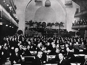 League of Nations.  Photo by Frédéric Boissonnas - National Library of Norway, Public Domain, https://commons.wikimedia.org/w/index.php?curid=34364774