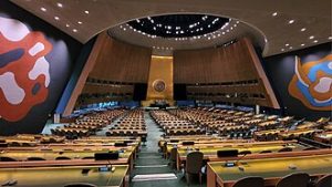 United Nations General Assembly. Photo by Mojnsen - Own work, CC BY-SA 4.0, https://commons.wikimedia.org/w/index.php?curid=146774403