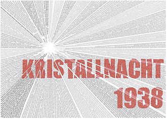 >Kristallnacht. By Dzeni - Own work, CC0, https://commons.wikimedia.org/w/index.php?curid=23687557