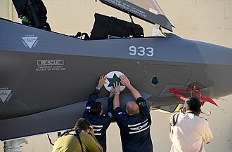 27th Adir F35 arrival at Nevatim, August 2020. Photo by U.S. Embassy Jerusalem - DSC_0863SM, CC BY 2.0, https://commons.wikimedia.org/w/index.php?curid=94194614