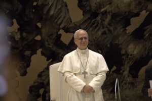 Pope Leo XIV.  Photo by Edgar Beltrán, The Pillar - Own work, CC BY-SA 4.0, https://commons.wikimedia.org/w/index.php?curid=165144720