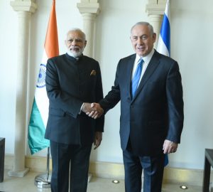 The Prime Minister, Shri Narendra Modi with the Prime Minister of Israel, Mr. Benjamin Netanyahu, in Jerusalem, Israel on July 05, 2017. Photo by Prime Minister's Office (GODL-India), GODL-India, https://commons.wikimedia.org/w/index.php?curid=72480914