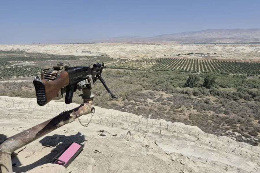  A fortified position along the Jordanian border which dates back to the 1967 Six-Day War. (Photo: IDF) 
