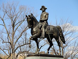 
1 ? 1
More details

George Washington statue in the Boston Public Garden, Boston, Massachusetts, USA. Sculptor: Thomas Ball. Photoa by Daderot - Own work, CC0, https://commons.wikimedia.org/w/index.php?curid=27228648