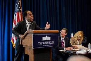 Martin Marks hosts Jewish leaders to a Faith Office event in the Eisenhower Executive Office Building on June 4th, 2025. Photo by Leo Terrell / Department of Justice - Leo Terrell in Facebook, Public Domain, https://commons.wikimedia.org/w/index.php?curid=169123964
