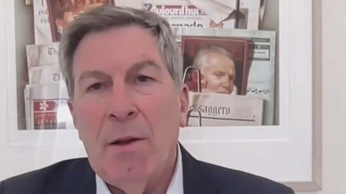 Dr. Eric R. Mandel, Director of the Middle East Political Information Network, MEPIN. Screengrab via Youtube https://www.youtube.com/watch?v=q66eNksGFS0&t=1073s