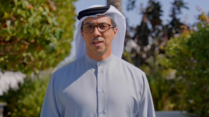 Sheikh Mansour bin Zayed.  Screenshot via Youtube