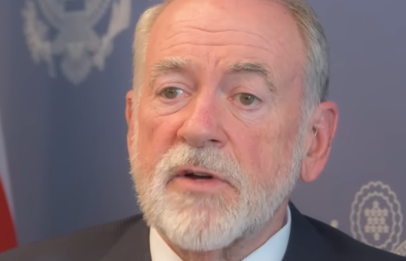 Ambassador Mike Huckabee. Screengrab via Youtube