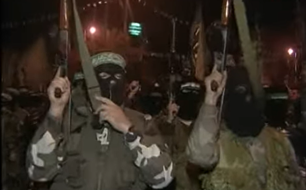 Thousands mark end of mourning for Yassin.  Screengrab via Youtube https://www.youtube.com/watch?v=bVEv8ycqvF0