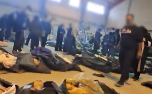 Families search for missing loved ones among the bodies of Iranian protestors following Iranian crackdown in mid January 2026. Screengrab via Youtube https://www.youtube.com/watch?v=snOjMzXF9Mc