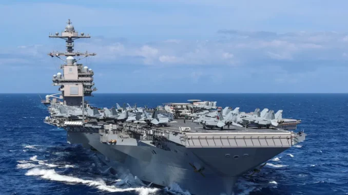 USS Gerald R Ford (CVN-78) set to depart for an earlier deployment in 2022. USN image.