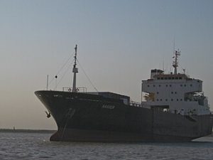 Cargo vessel in the Persian Gulf.  Photo by Adam Stone - originally posted to Flickr as A big ass boatUploaded using F2ComButton, CC BY 2.0, https://commons.wikimedia.org/w/index.php?curid=7815581