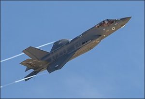 F-35I Adir. By Source: William LewisDerivative: User:MathKnight - WikiCommons: File:230322-F-UT528-1038 - Red Flag-Nellis 23-2, 22-24 Mar, 2023.jpg, CC BY-SA 4.0, https://commons.wikimedia.org/w/index.php?curid=147001996