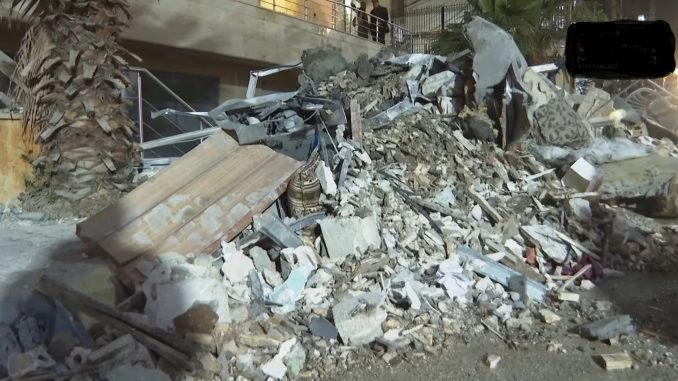 Hezbollah Command Center attacked.  March 3, 2026