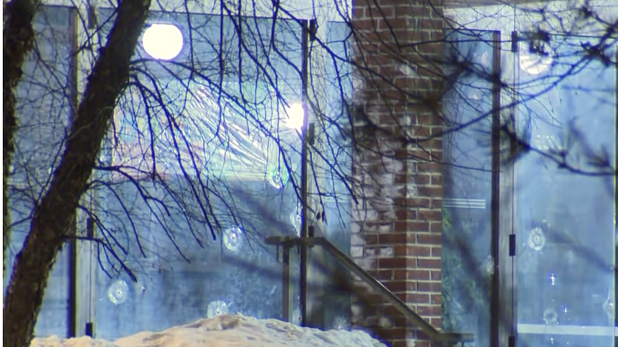 Three synogogues were hit with gunfire in the Toronto area.  Mar 7, 2026.  Screengrab via Youtube