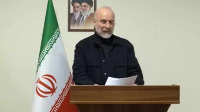 Muhammad Baqr Qalibaf, the former mayor of Tehran.  Screengrab via Youtube https://www.youtube.com/watch?v=t-KA9-gLi-g