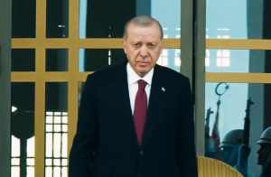 Turkish President Recep Tayyip Erdogan. Screengrab via Youtube