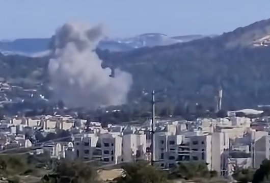 Iranian missile strike in Beit Shemesh. Screengrab via Youtube