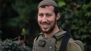 Sgt. Moshe Yitzchak Hacohen Katz, 22, from New Haven, Conn., was killed in combat in Southern Lebanon, March 28, 2026. Credit: Israel Defense Forces.
