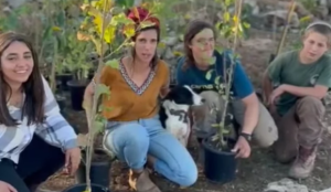 Im Tirtzu – Planting Hope: 100 Trees at Avichai Farm.  Screengrab via Youtube