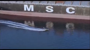 Iranian speed boats attempt to seize tanker in Persian Gulf. Screengrab via X