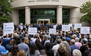 Members of the Jewish community gather to demand greater transparency, accountability, and democratic representation, reflecting a growing debate over who truly speaks for communal leadership. (Image: TheJ.Ca.)