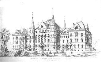  The Peabody Museum. From The New-York Sketch-Book of Architecture, No. X: page 263. October 1874. Photo by J. Cleaveland Cady - https://hdl.handle.net/2027/umn.31951000737399q?urlappend=%3Bseq=263%3Bownerid=13510798902918534-267, Public Domain, https://commons.wikimedia.org/w/index.php?curid=117001675