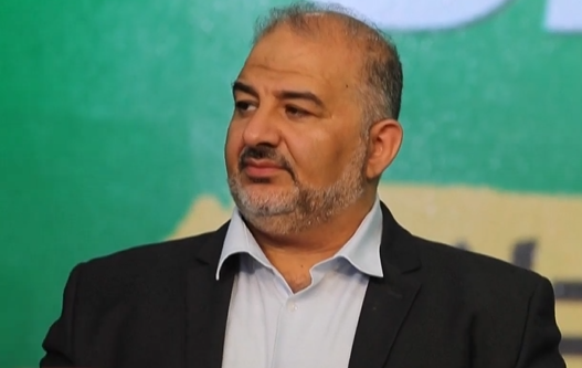 Mansour Abbas on the eve of joining the Bennett-Lapid govt.  Screengrab via Youtube
