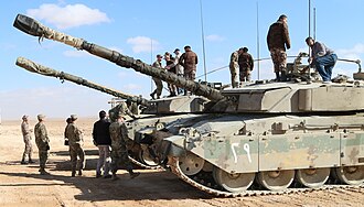 1AD tankers train with Jordanian Armed Forces. Photo by Sgt. 1st Class Kenneth Upsall - https://www.dvidshub.net/image/3100568/1ad-tankers-train-with-jordanian-armed-forces, Public Domain, https://commons.wikimedia.org/w/index.php?curid=107253784