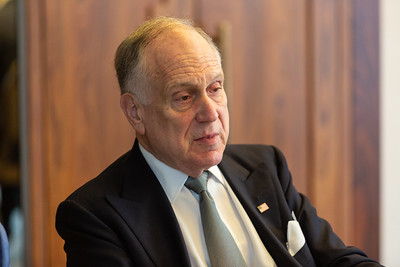 Ronald Lauder at Kyiv Jewish Forum - 2019. Breakfast. by Boris Lozhkin is marked with CC0 1.0. Flickr