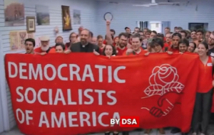 Democratic Socialists of America. Screengrab via Youtube.