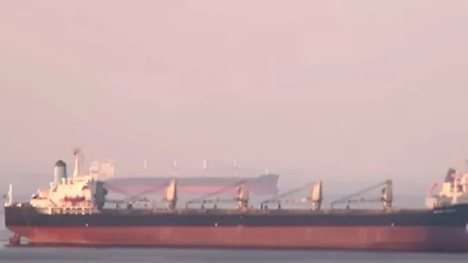 Feature image: Tanker traffic in the Strait of Hormuz. Social media.