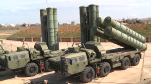 S-400 missile system. Screengrab via Youtube