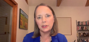 Shenna Bellows.  Screengrab via Youtube.