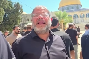 National Security Minister Itamar Ben Gvir led 4200 Israelis to pray on the Temple Mount on July 23, 2026