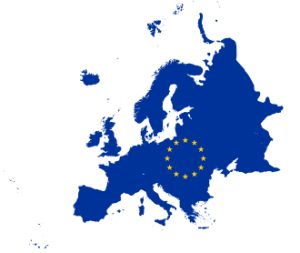 By OttavianoUrsu - This file was derived from:Locator map of Europe with borders.svg:Flag of European Union.svg:, CC BY-SA 4.0, https://commons.wikimedia.org/w/index.php?curid=147317927