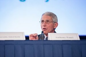 Fogarty held its 50th anniversary symposium, "What are the new frontiers in global health research?" on May 1, 2018, at NIH in Bethesda, Maryland. By Fogarty International Center from Bethesda, MD - fogarty-nih-50th-symposium-speaker-anthony-fauci, Public Domain, https://commons.wikimedia.org/w/index.php?curid=79105412