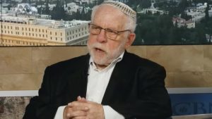 David Bedein discusses incitement in Gaza on November 11, 2025.  Screengrab via Youtube. 