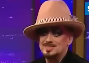 Boy George.  Screenshot via Youtube