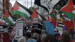 Pro Hamas rally in England, May 16, 2026