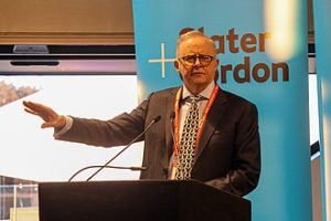 Anthony Albanese at the 2026 Australian Labor Party National Conference at the Adelaide Convention Centre. By Yu Chu Chin - Own work, CC BY-SA 4.0, https://commons.wikimedia.org/w/index.php?curid=196066056