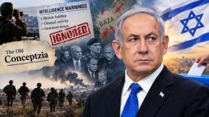 Netanyahu and the Old Conceptzia.  Image via AI