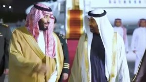 Prince Mohammed Bin Salman visits UAE|Meets Sheikh Mohammad Bin Zayed. Screengrab via Youtube.