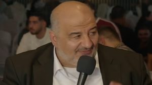 Ra’am party leader Mansour Abbas. Screengrab via Youtube.